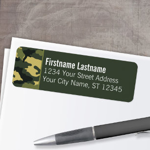 Étiquettes de adresse faits sur commande de retour