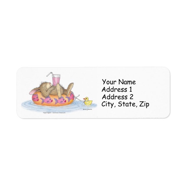 Étiquettes de adresse HappyHoppers® (Devant)
