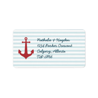 Étiquettes de adresse nautiques