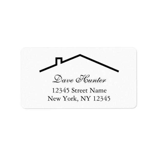 Étiquettes de adresse personnalisés avec logo de t (Devant)