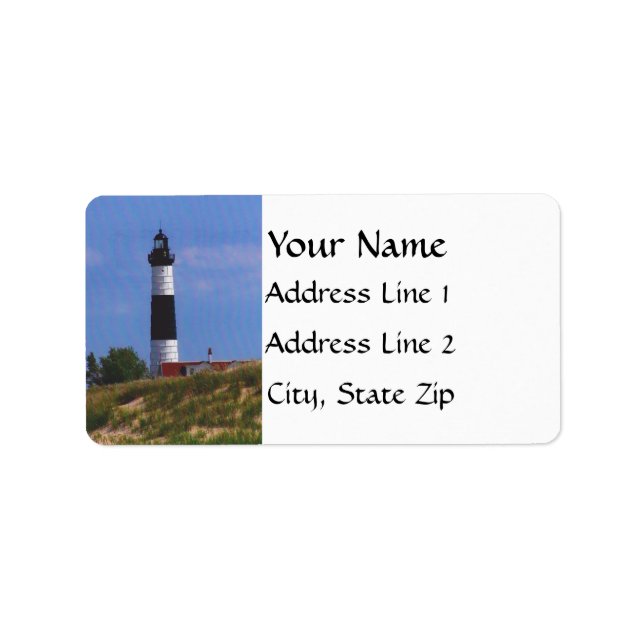 Étiquettes de adresse phare (Devant)