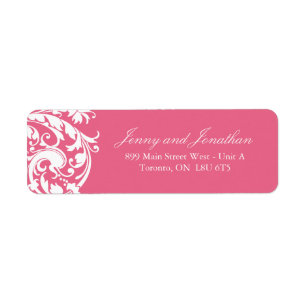 Étiquettes de adresse RSVP Honeysuckie