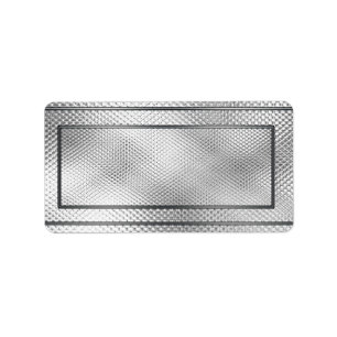 Étiquettes de adresse Silver Blank