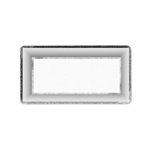 Étiquettes de adresse Silver Blank