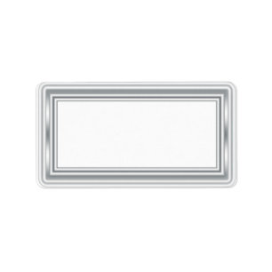 Étiquettes de adresse Silver Blank