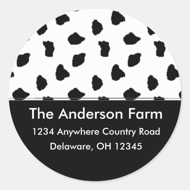Étiquettes de adresse / Stickers pour l'impression (Devant)