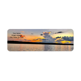 Étiquettes de adresse sur Lake Oconee Sunset Arriè