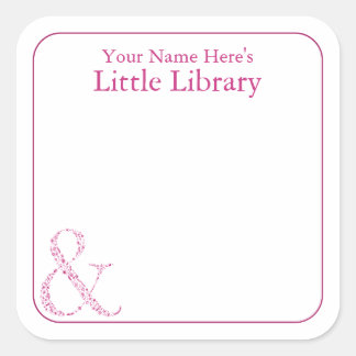 & Étiquettes de bibliothèque | Carte de vœux Livre