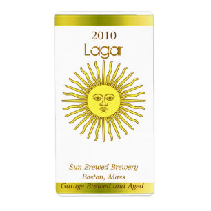 Étiquettes de bière de Sun