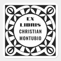 Étiquettes de bookplate personnalisées Ex Libris -