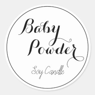 Étiquettes de bougie de soja