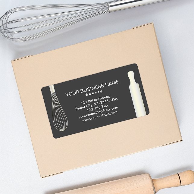 Étiquettes de boulangerie moderne simple pour entr (Créateur téléchargé)