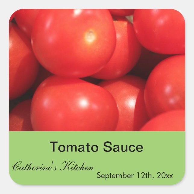 Étiquettes de bouteille de sauce tomate faits mais (Devant)