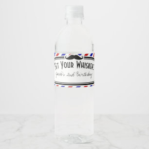 Étiquettes de bouteille d'eau d'anniversaire pour
