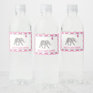 Étiquettes de bouteille d'eau de baby shower