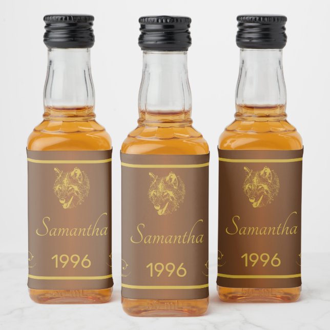 Étiquettes de bouteille Liquor Liquor Custom Birth (Bouteilles)