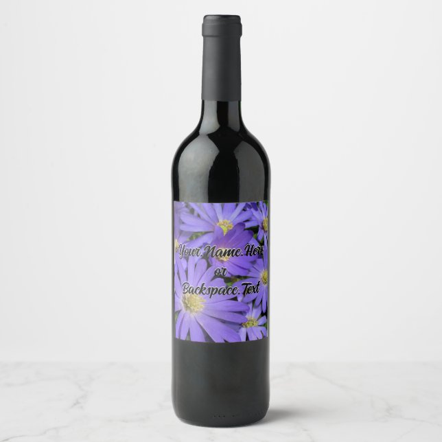 Étiquettes de bouteille personnalisées aux marguer (Devant)