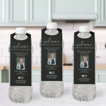 Étiquettes de bouteille pour journée portes ouvert