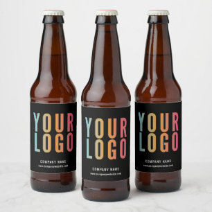 Étiquettes de bouteilles de bière promotionnelles 