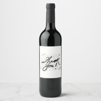 Étiquettes de bouteilles de vin