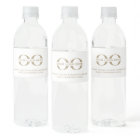 Étiquettes de bouteilles d'eau avec logo de l'entr