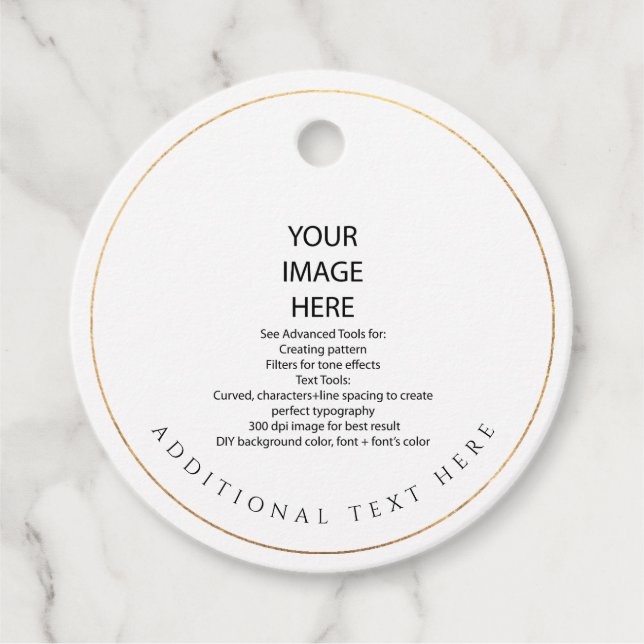 Étiquettes de cadeau à suspendre DIY (Devant)