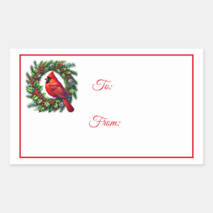 Étiquettes de cadeau autocollantes de Noël