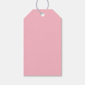 Étiquettes de cadeau rose tendre mignonnes
