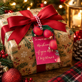 Étiquettes de cadeaux de Noël personnalisées