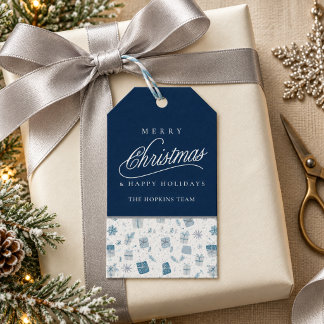 Étiquettes de cadeaux de Noël pour entreprises | F