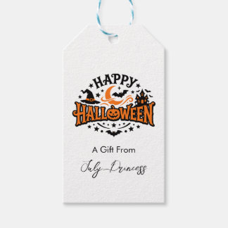 Étiquettes de cadeaux Halloween, étiquettes de cad