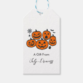 Étiquettes de cadeaux Halloween, étiquettes de cad