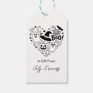 Étiquettes de cadeaux Halloween, étiquettes de cad