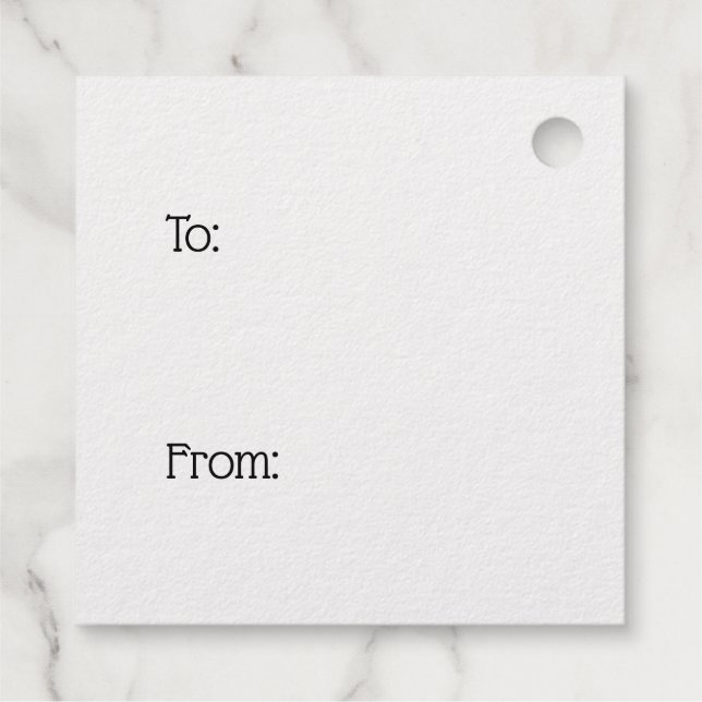 Étiquettes de cadeaux pour chats (Dos)