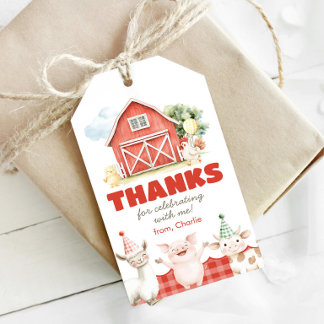 Étiquettes de cadeaux pour fête d'anniversaire à l