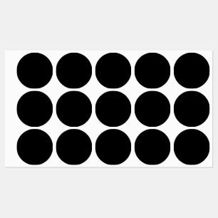 Étiquettes de cercle de logo étanche personnalisée