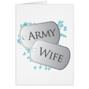 Étiquettes de chien de femme de l'armée