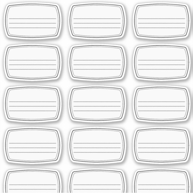 Étiquettes de contenu (Devant)
