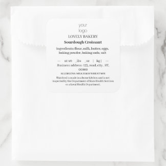 Étiquettes de cuisine simple