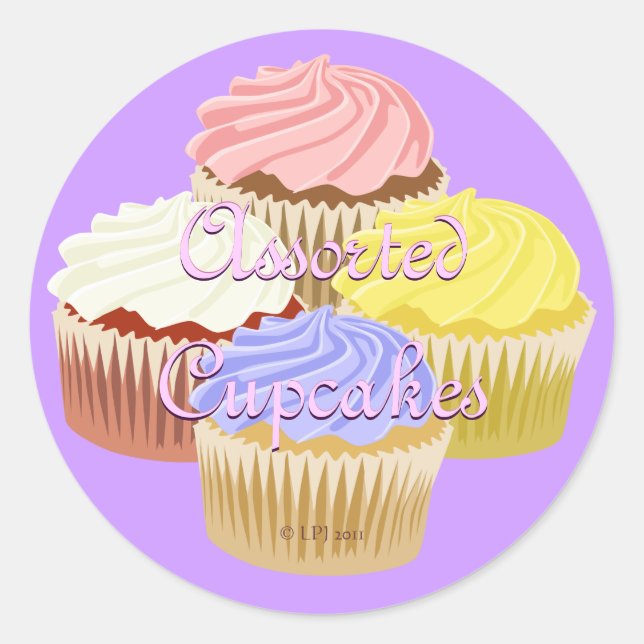 Étiquettes de Cupcake (Devant)