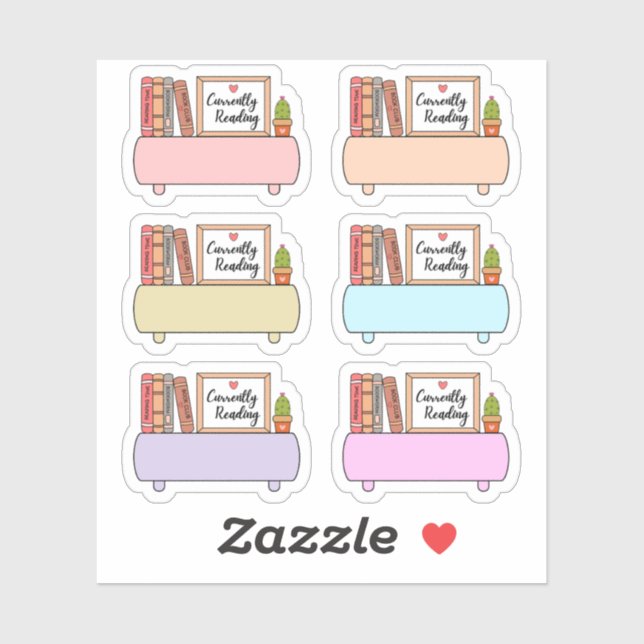 Étiquettes de défi de lecture de livres en cours d (Feuille)
