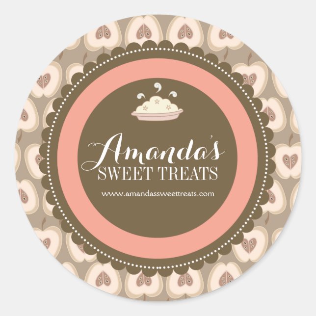 Étiquettes de dessert Whimsical et amusant (Devant)
