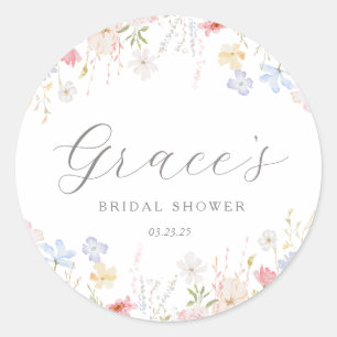 étiquettes de faveur de douche de mariée Love Is I