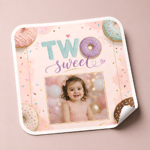 Étiquettes de fête de donuts mignons pour la céléb