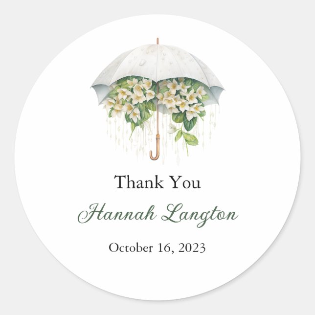 Étiquettes de Fête de Mariée, Future Mariée Classi (Devant)