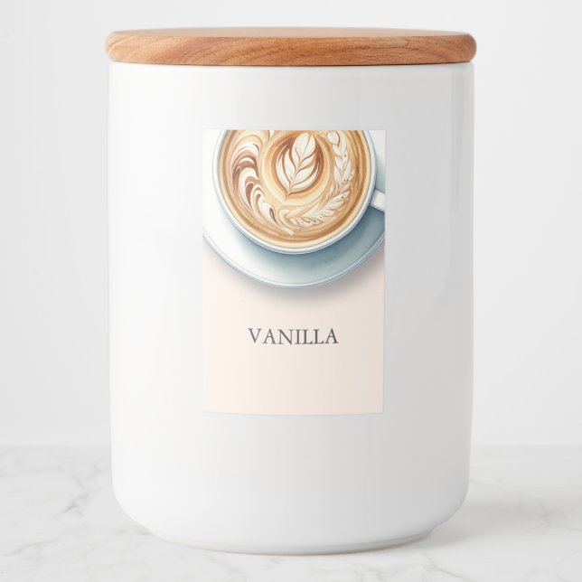 Étiquettes de Fêtes des mariées à thème Café pour  (Devant)