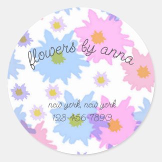 Étiquettes de fleuriste pour Flower Shop