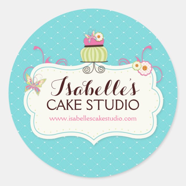 Étiquettes de gâteaux Whimsical et amusants (Devant)