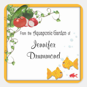 Étiquettes de jardinier d'Aquaponic