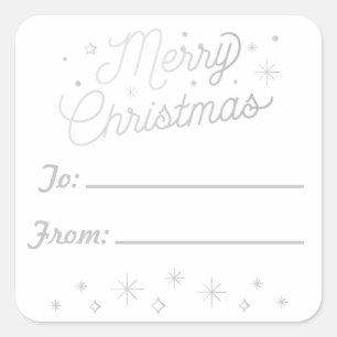 Étiquettes de JOYEUX NOËL/autocollant de Noël